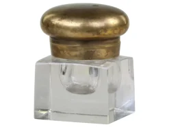 Chic Antique Alt. franz. Vase mit Deckel Plain