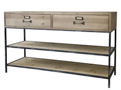 Chic Antique Anrichtetisch mit 2 Schubladen und 2 Fächern