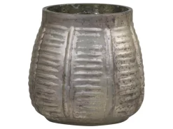 Chic Antique Antiker Teelichthalter mit Rillen