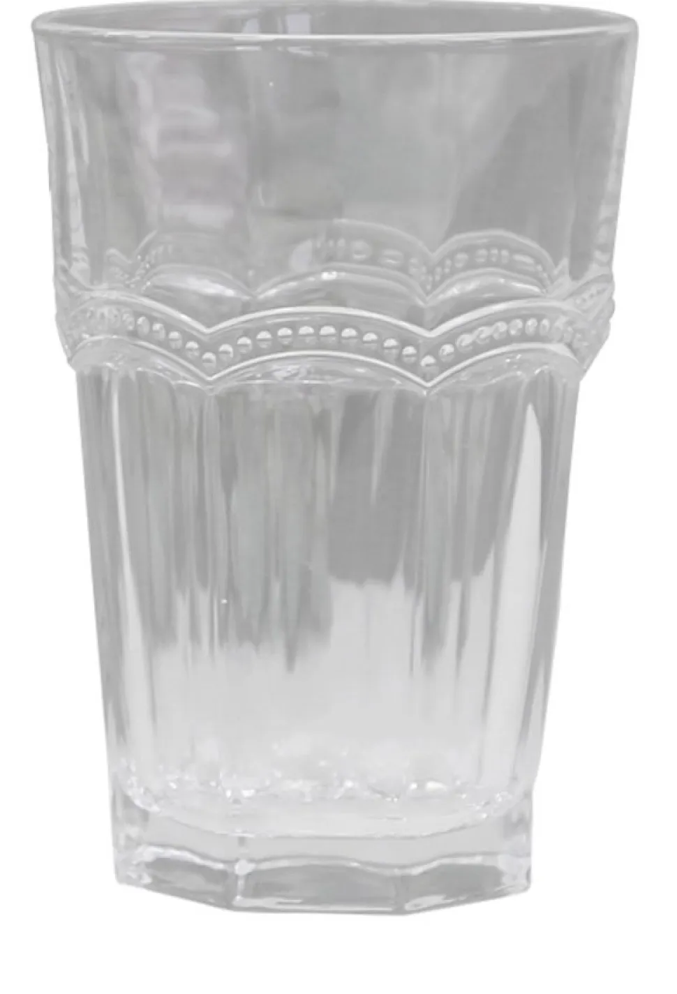 Chic Antique Antoinette Trinkglas mit Perlenkante