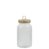 Chic Antique Aufbewahrungsglas mit geflochtenem Deckel