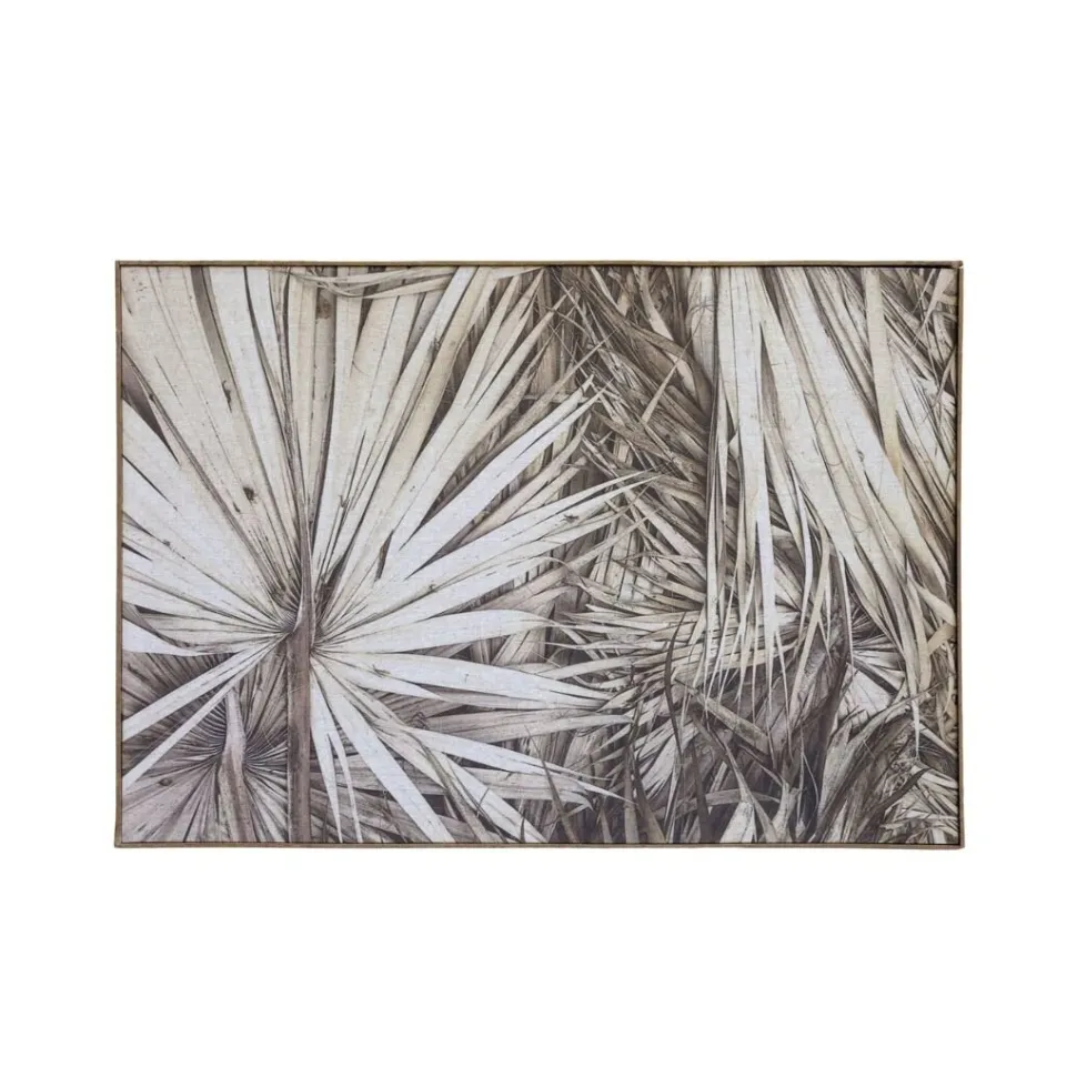 Chic Antique Bild mit Palmenblatt