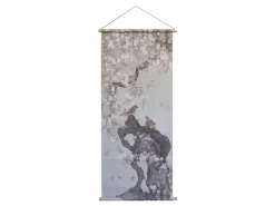Chic Antique Blumendruck Leinwandbild zum Aufhängen