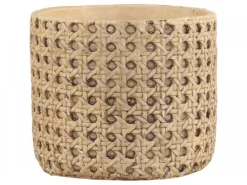 Chic Antique Blumentopf Corte mit französischem Flechtmuster