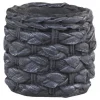 Chic Antique Blumentopf Corte mit grobem Flechtmuster