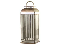 Chic Antique Boden Laterne mit Streifen