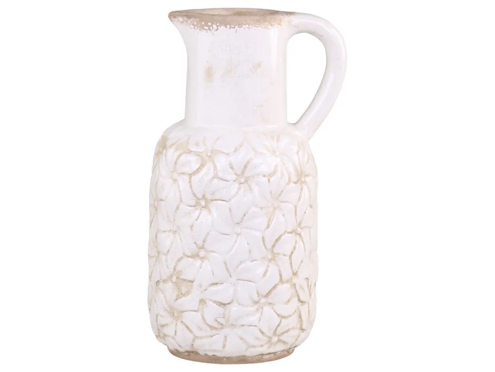 Chic Antique Colmar Kanne mit Blumenmotiv