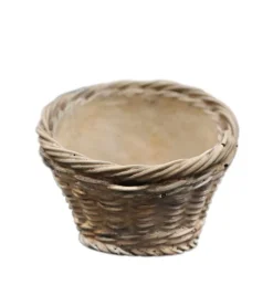 Chic Antique Corte Übertopf mit Flechtmuster