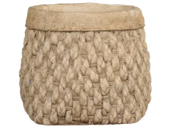 Chic Antique Corte Übertopf mit Flechtoptik