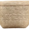 Chic Antique Corte Übertopf mit Geflecht Muster
