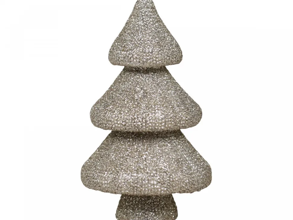 Chic Antique Dekofigur Weihnachtsbaum mit Glitzer