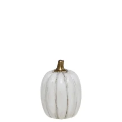 Chic Antique Deko Kürbis mit Gold
