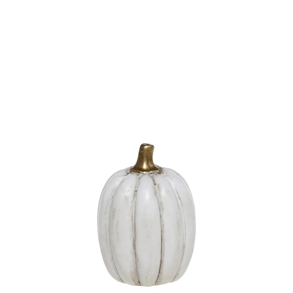 Chic Antique Deko Kürbis mit Gold