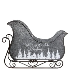 Chic Antique Deko Schlitten mit Motiv