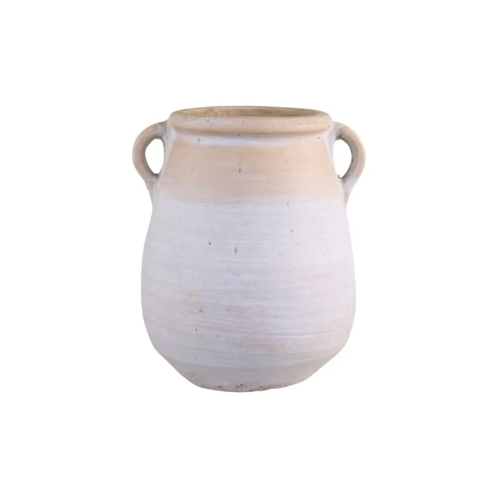 Chic Antique Dekovase aus Terracotta