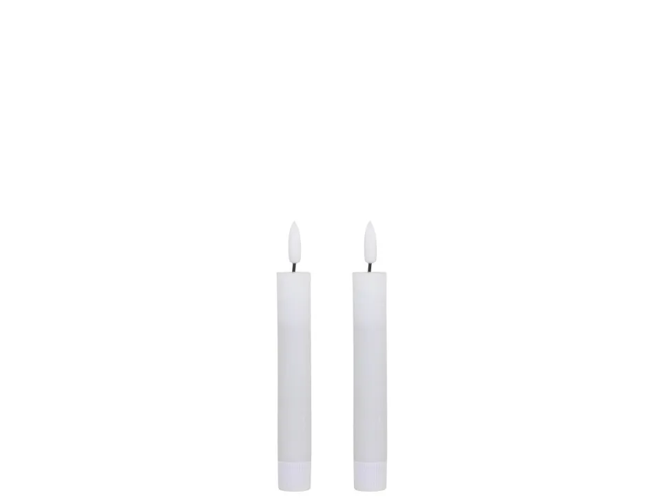 Chic Antique Dinnerkerze Stabkerze LED 2er