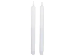 Chic Antique Dinnerkerze Stabkerze LED 2er