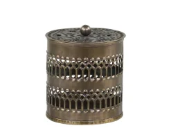 Chic Antique Dose mit Deckel und Muster
