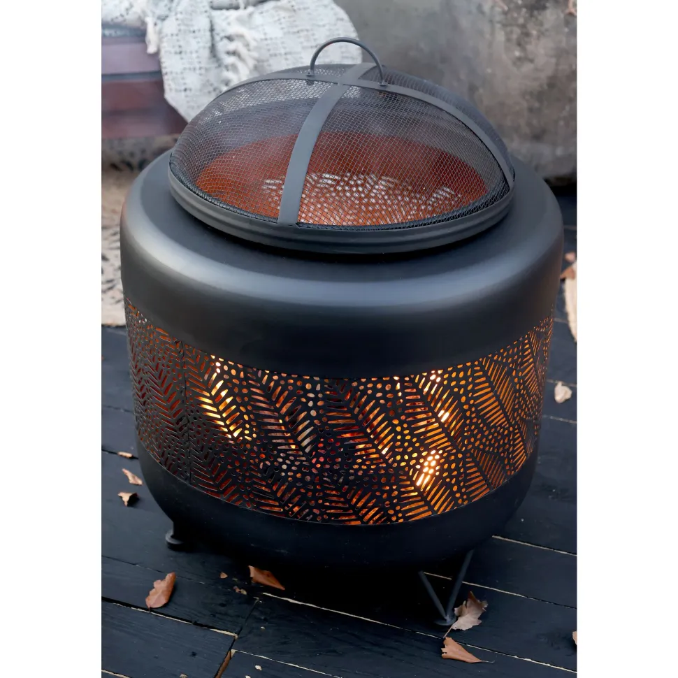 Chic Antique Eisen Feuerstelle
