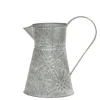 Chic Antique Eisenkanne mit floralem Muster