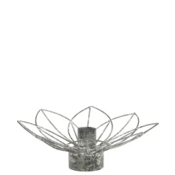 Chic Antique Eisen Kerzenständer in Blumenform