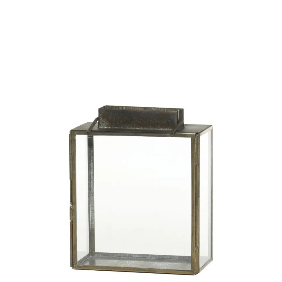 Chic Antique Eisen Laterne für Kerzen