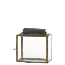 Chic Antique Eisen Laterne für Kerzen