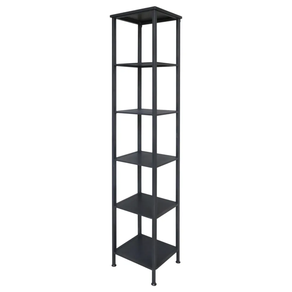 Chic Antique Eisen Regal mit 5 Böden