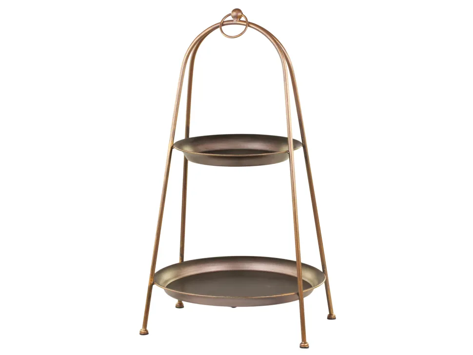 Chic Antique Etagere mit zwei Schalen
