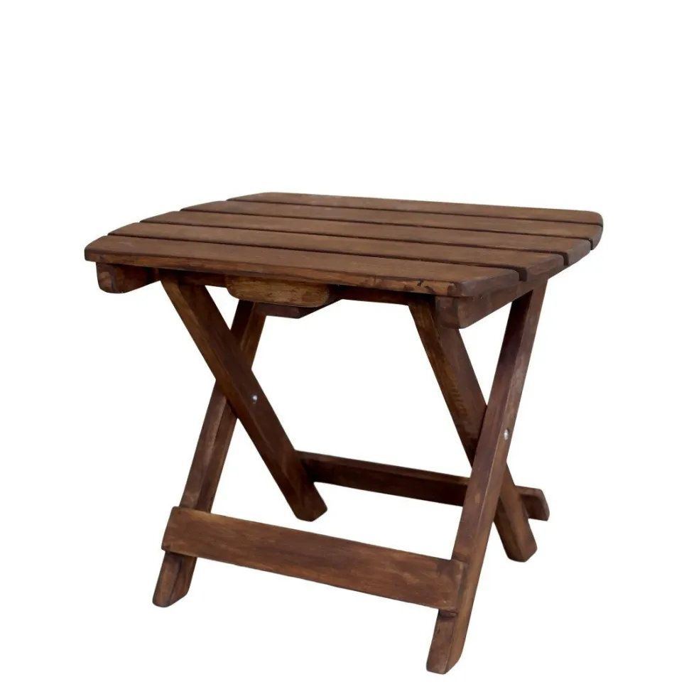 Chic Antique Faltbarer Beistelltisch aus Holz, Gartentisch