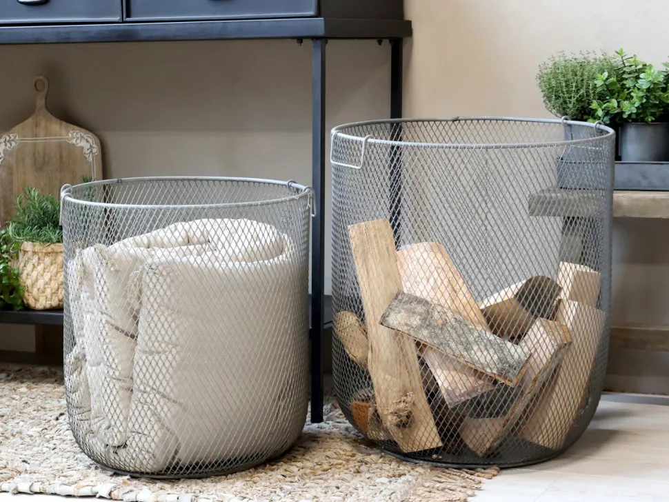 Chic Antique Fil de fer Eisen Korb