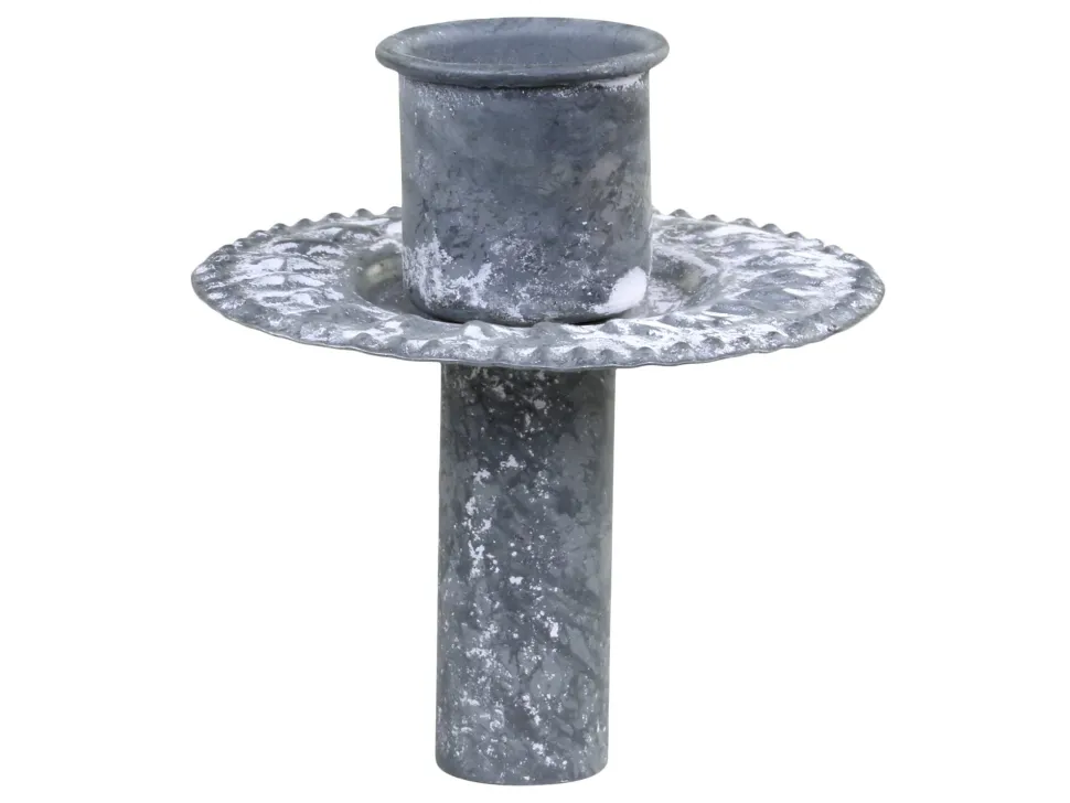 Chic Antique Flaschenaufsatz Kerzenhalter mit dekorativem Rand