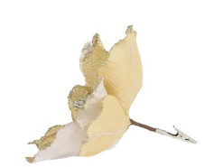 Chic Antique Fleur Blume mit Clips, Tannenbaumschmuck