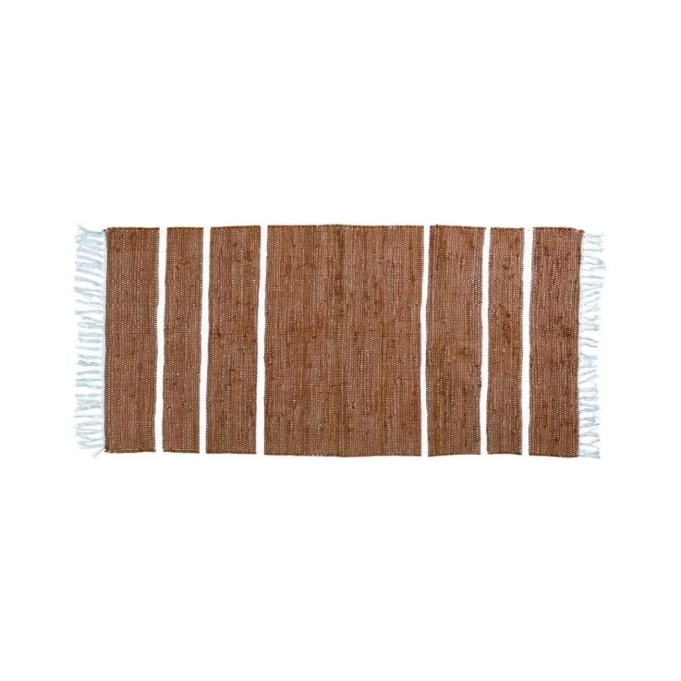Chic Antique Flickenteppich mit Streifen
