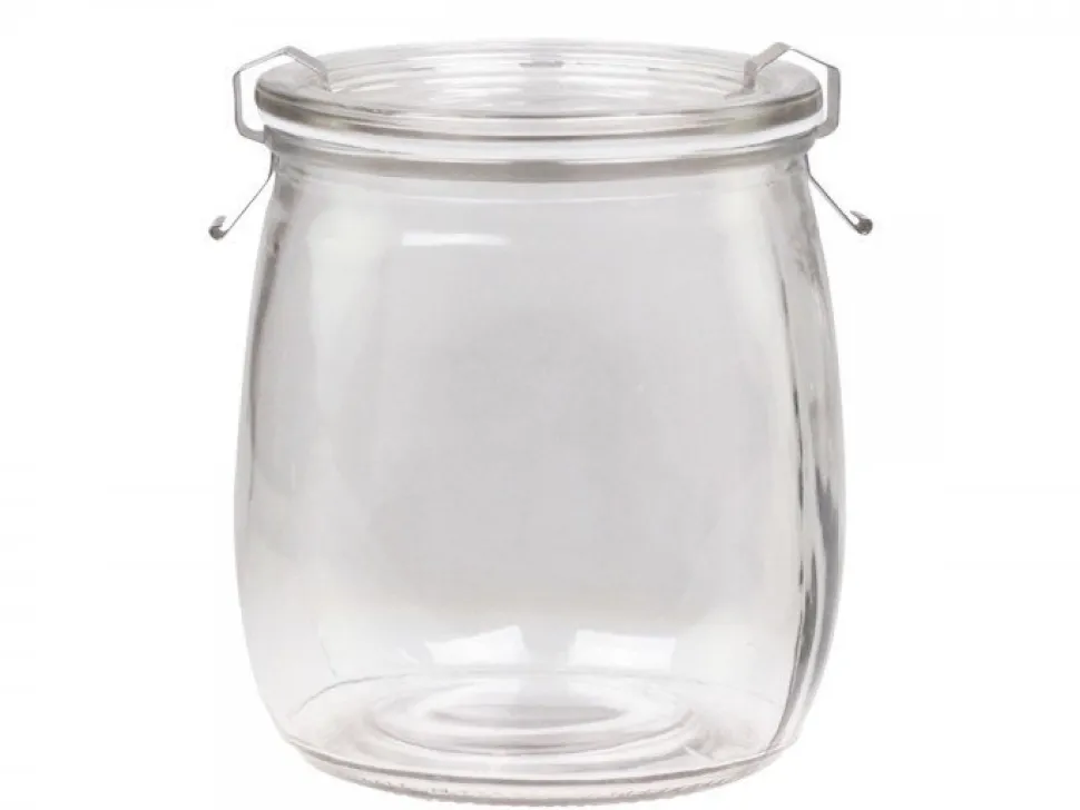 Chic Antique Französisches Einmachglas bauchig