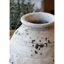 Chic Antique Frejus Vase aus Terrakotta klein