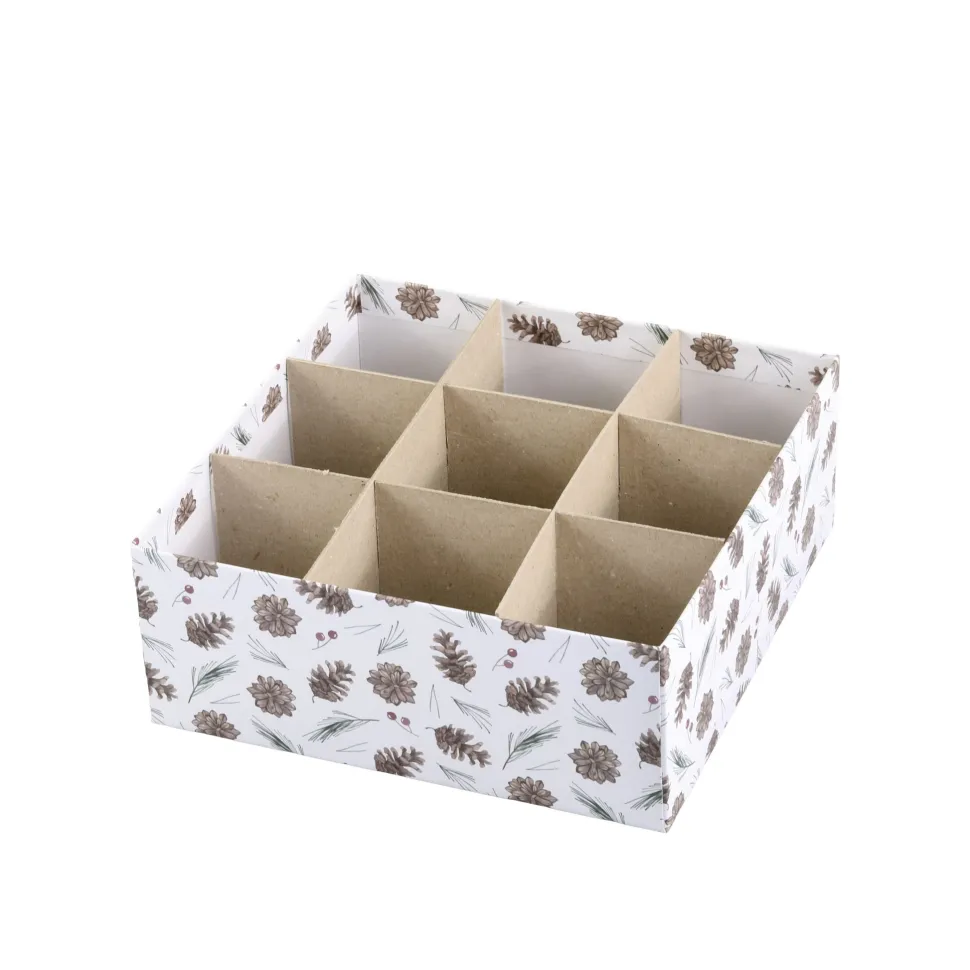 Chic Antique Geschenkbox 3er-Set mit Zapfen