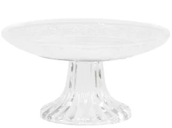 Chic Antique Glas Etagere mit Muster