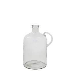 Chic Antique Glas Flasche mit Text