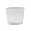 Chic Antique Glas Teelichthalter mit Schliff