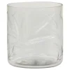 Chic Antique Gläsernes Hurricane mit Schliff