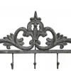 Chic Antique Hakenleiste mit Dekor und 5 Haken