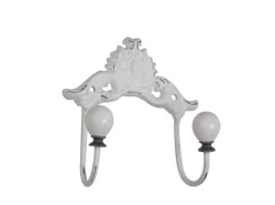 Chic Antique Hakenleiste mit Porzellangriffen