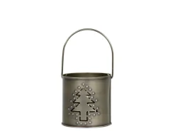 Chic Antique Hurricane Windlicht mit Dekor