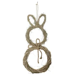 Chic Antique Kaninchen geflochten Wanddeko