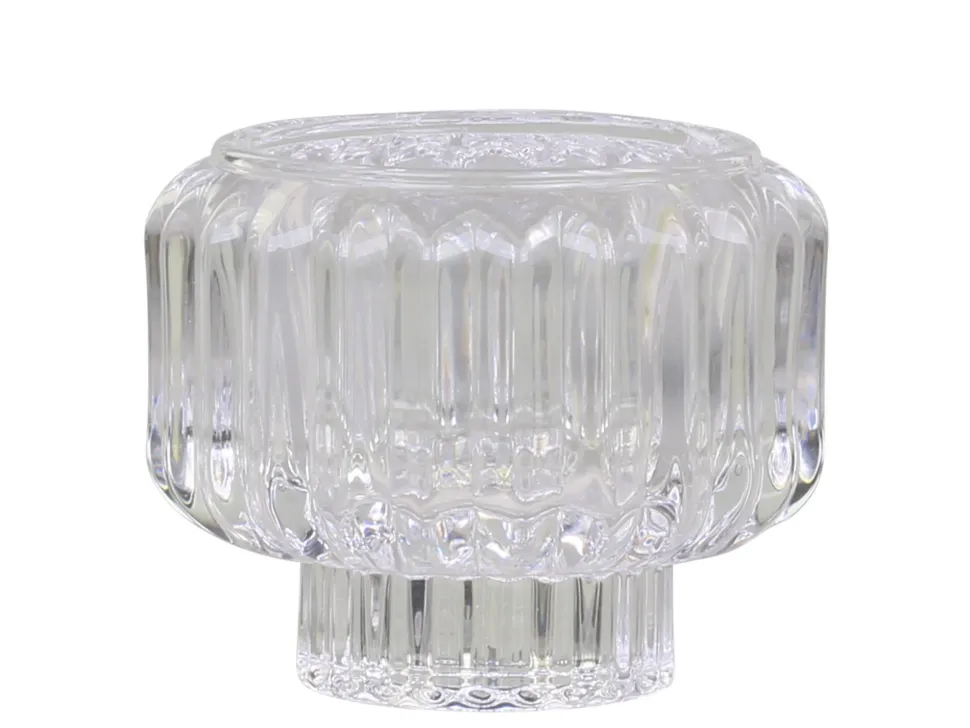 Chic Antique Kerzenhalter mit Rillen