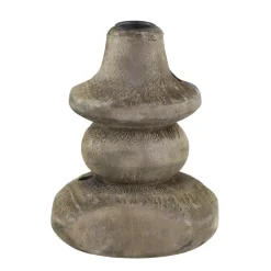 Chic Antique Kerzenständer aus Holz