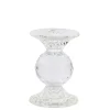 Chic Antique Kerzenständer aus Glas