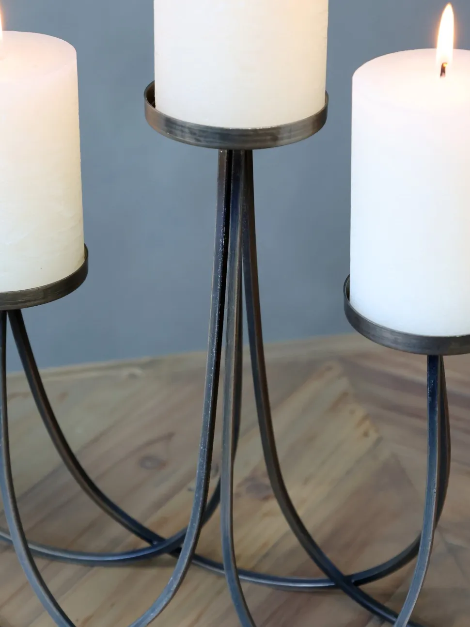 Chic Antique Kerzenständer für 5 Stumpenkerzen