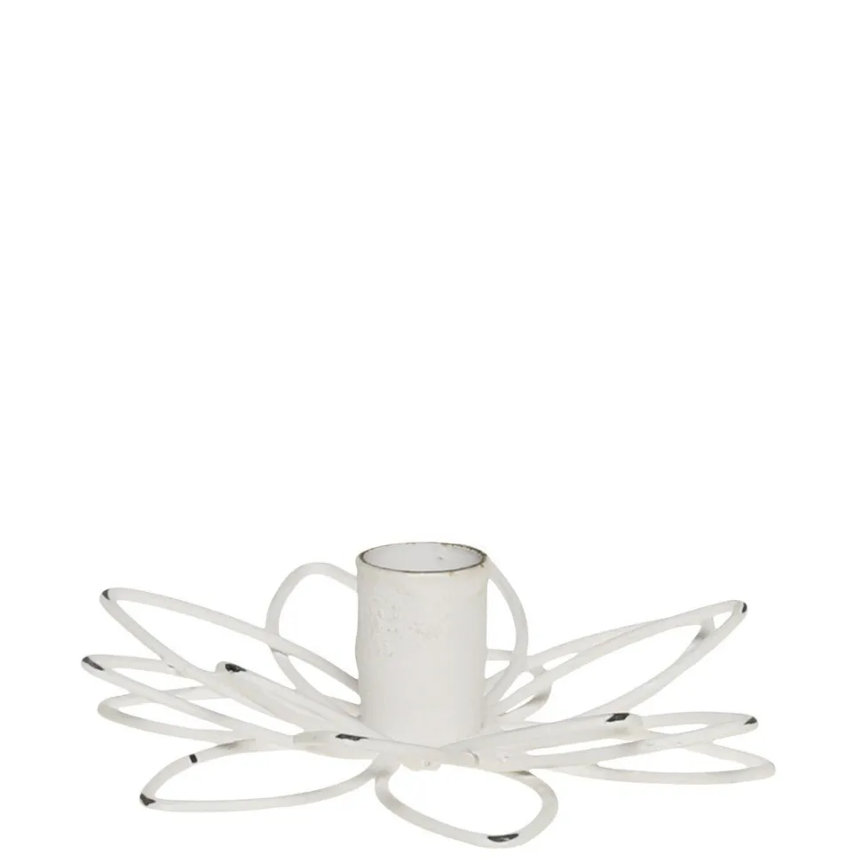 Chic Antique Kerzenständer in Blumenform